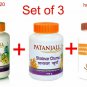 Patanjali Ramdev Divya Herbal Set of Swet Mushli Shatavar Ashawagandha Churna