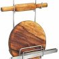 Daintree Stainless Steel Rolling Board and Pin Holder , Chakla Belan Stand for K