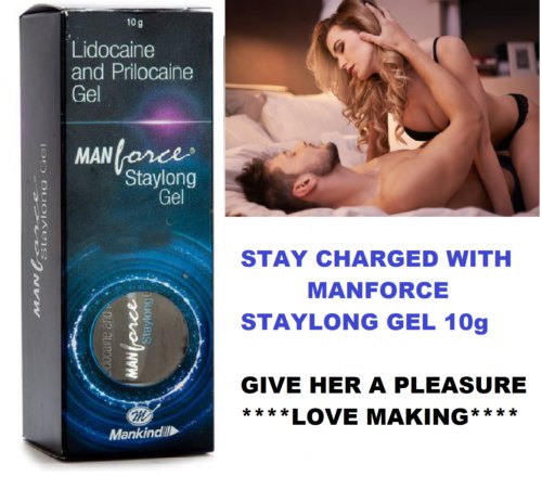 Manforce StayLong Gel-for PreMature Ejaculation, in Men 10 gm fast shipping
