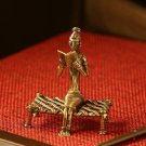Exclusive Lane Lady Sitting Handmade Brass in figurine dhokra  DHL EXPRESS