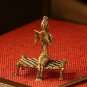 Exclusive Lane Lady Sitting Handmade Brass in figurine dhokra DHL EXPRESS