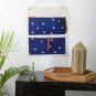 Navy Blue and White Solid Multi Utility wall hanging organizer get within 7 days
