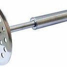 Oc9 Stainless Steel Potato Vegetable Pav Bhaji Masher 2 Pieces and Tong Roti Chi
