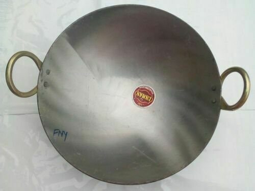 New Iron Deep Frying Pan Kadhai Kadai Wok For Cooking & Frying Kitchen Tools***