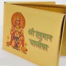 The Heritage 24k Gold Plated Hanuman Chalisa 8x6 cm Positive Energy  Fast Ship