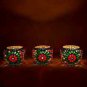 Shivam Living room decorations Solid Glass Candle Holders Housewarming