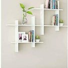 Style OK Wooden MDF - Medium Density Fiber Decoration Wall Rack Shelves (4x16x16