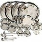 Kitchen Pro Stainless Steel Dinner Set of 24 Pieces