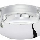 Solimo White Aluminium Kadhai (22 cm,Induction and Gas Compatible