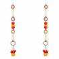 Colourful Genda on White Gajra Door Hanging