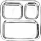 Style OK Stainless Steel  Solimo Pav Bhaji / Snacks Plate