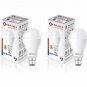 Bajaj Base B22 15-Watt Led Bulb (Pack of 2, Cool Day Light)