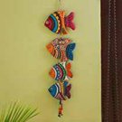 Exclusive Lane Fish Handmade and Hand Painted Garden Decorative Wall Hanging