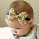 FOK Sparkling Bows Glitter Sequins Hairband Clips for Kids and Girls ( 2 Pcs )
