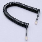 5 × Black Telephone Handset Receiver Cord Phone Coil Extension Wire Cable 4.5 ft