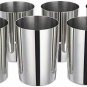 Style OK Solimo Sparkle Stainless Steel Glass Set (6 Pieces, 340 my)