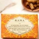 Kama Ayurveda Sustainable Unisex Turmeric Myrrh Skin Brightening Soap 125g