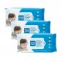 Mee Mee Caring Baby Wet Wipes with Lemon Fragrance - 72 pcs (Pack of 3)
