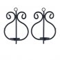 Celebrate life, Eid and Diwali, Homesake Black and Blue Set of 2 Candle Holders