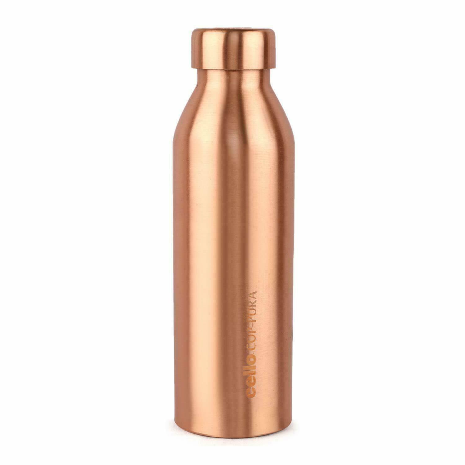 Cello Moksh Copper Water Bottle, 1000ml, 1 Pc, Brown