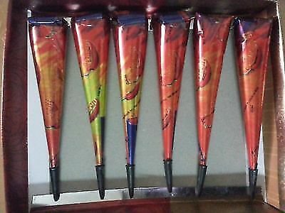 4X HENNA paste natural temporary ink tattoo kit body art jagua dark results