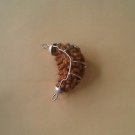 One Face (1 Mukhi) Ek Mukhi Rudraksha Half Moon Shape Rudraksha Pendant Natural