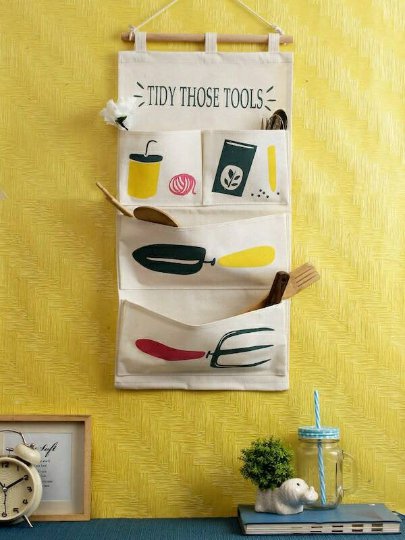 Multicoloured Wall hanging organizer get within 7 days through DHL Express