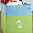 Blue and green coloured bag  Small Number 2 Storage Cube get within 7 days