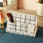 Cortina Unisex Off White and Black Checked Handbag Organizer get within 4 days t