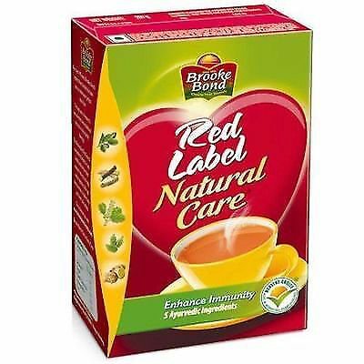 Brooke Bond Red Label Natural Care Tea 250 gm Loose Leaf Ayurvedic Herbal Tea