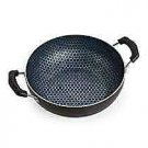 Nirlan Honeycomb Kitchen Accessories for Cooking Non Stick Kadhai - 1.8 Litres w