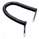 2 × Black Telephone Handset Receiver Cord Phone Coil Extension Wire Cable 6.5ft