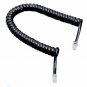 2 × Black Telephone Handset Receiver Cord Phone Coil Extension Wire Cable 6.5ft