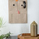 My Gift Booth Beige Solid Multi Utility Wall Hanging Organizer