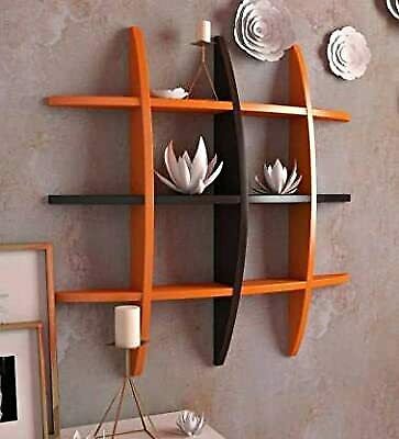 Style OK Mounted Wall Rack (Orange Brown, 5/25/25 inches)