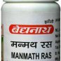 4 X 40tab Baidyanath Manmath Ras Tablets For Men Sexual Wellness Fast  Shipping