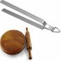 Finaldeals Combo Pack Stainless Steel Tong Roti Chapati Chimta Chipya Silver wit