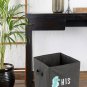 My Gift Booth Charcoal Grey His Printed Collapsible Storage Cube get within 7 d.
