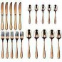 Gracious Mart - Stainless Steel Utensils Rose Gold Spoon Include Tea Spoon /Knif