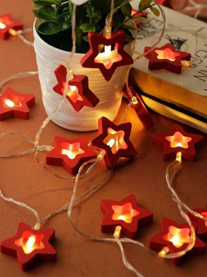 Aesthetic Home Solutions Red Solid Wall or Ceiling String Lights get within 7 d.