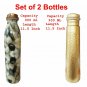 Two Pure Copper Water Bottles Flasks Leak Proof Health Benefit 900 ml From India