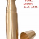 Copper Water Bottle With Glass Herbal benefited 100% pure Joint Leak Free India