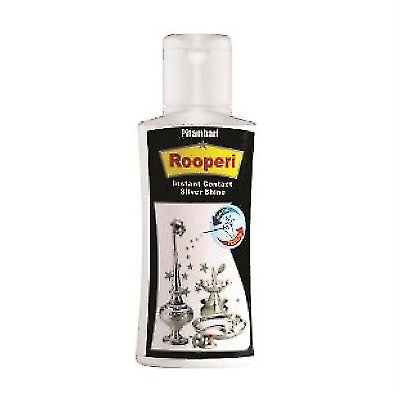 Pitambari Rooperi Silver Shine for Silver & Stainless Pots, 50mlitre