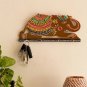 Happy homes, eCraft India Brown and Gold Toned Papier- Mache Elephant holder, ge