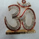 ORNAMENTAL STONE STUDDED OM RELIGIOUS CAR DASHBOARD,OFFICE TABLE DECOR