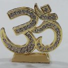 ORNAMENTAL STONE STUDDED SHIV OM RELIGIOUS CAR DASHBOARD/OFFICE TABLE DECOR FS