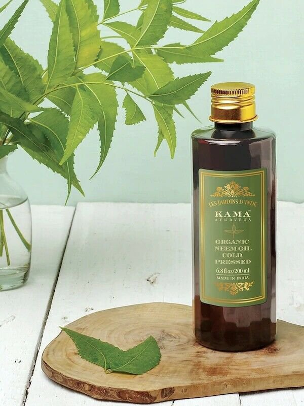 Kama Ayurveda Unisex Cold Pressed Organic Neem Sustainable Oil 200ml