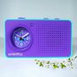 Purple My Fab Alarm Clock DELIVERD WITH IN 7 DAYS BY DHL EXPRESS