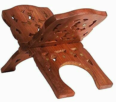 Regal Wooden Folding Reading Bible Holy Book Stand Holder, Home Decorative