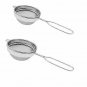 10 × Stainless Steel Tea strainer-Silver Set of 4 Classic wire handle Size 7,8
